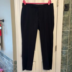 Men’s Perry Ellis navy pinstriped dress pants